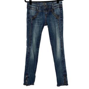 Los Angeles Vintage Be Rock Y2K Low Rise Skinny Jeans - Women’s 6